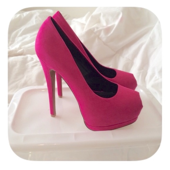 💖NWOB Pink Heels - Picture 1 of 4